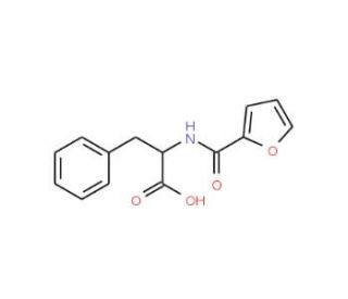 2-[(Furan-2-carbonyl)-amino]-3-phenyl-propionic acid - chemical structure image