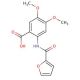 2-[(Furan-2-carbonyl)-amino]-4,5-dimethoxy-benzoic acid - chemical structure image
