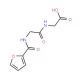 {2-[(Furan-2-carbonyl)-amino]-acetylamino}-acetic acid - chemical structure image