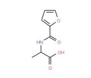 2-[(Furan-2-carbonyl)-amino]-propionic acid - chemical structure image