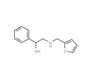 2-[(Furan-2-ylmethyl)-amino]-1-phenyl-ethanol - chemical structure image