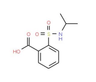 2-[(isopropylamino)sulfonyl]benzoic acid - chemical structure image