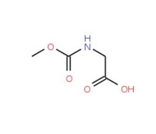 2-[(methoxycarbonyl)amino]acetic acid - chemical structure image