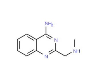 2-[(methylamino)methyl]quinazolin-4-amine - chemical structure image