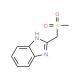 2-[(methylsulfonyl)methyl]-1H-benzimidazole (CAS 24092-75-9) - chemical structure image
