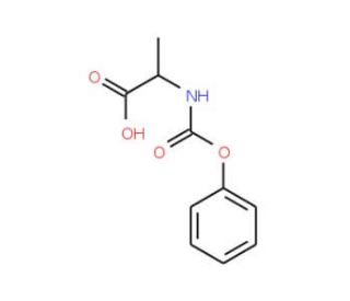 2-[(phenoxycarbonyl)amino]propanoic acid - chemical structure image