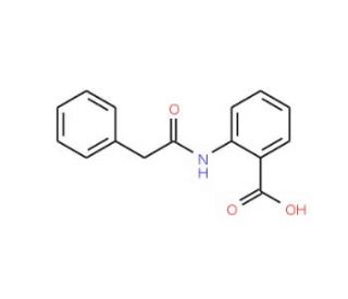 2-[(phenylacetyl)amino]benzoic acid (CAS 28565-98-2) - chemical structure image