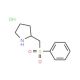 2-[(Phenylsulfonyl)methyl]pyrrolidinehydrochloride - chemical structure image