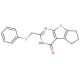 2-[(phenylthio)methyl]-3,5,6,7-tetrahydro-4H-cyclopenta[4,5]thieno[2,3-d]pyrimidin-4-one - chemical structure image