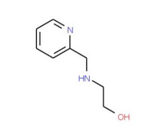 2-[(Pyridin-2-ylmethyl)-amino]-ethanol (CAS 6636-71-1) - chemical structure image