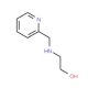 2-[(Pyridin-2-ylmethyl)-amino]-ethanol (CAS 6636-71-1) - chemical structure image