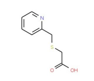2-[(pyridin-2-ylmethyl)sulfanyl]acetic acid - chemical structure image