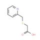 2-[(pyridin-2-ylmethyl)sulfanyl]acetic acid - chemical structure image