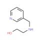 2-[(Pyridin-3-ylmethyl)-amino]-ethanol - chemical structure image