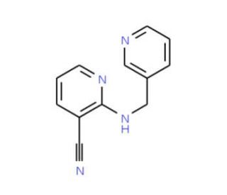 2-[(Pyridin-3-ylmethyl)amino]nicotinonitrile - chemical structure image