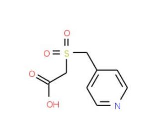 2-[(pyridin-4-ylmethane)sulfonyl]acetic acid - chemical structure image