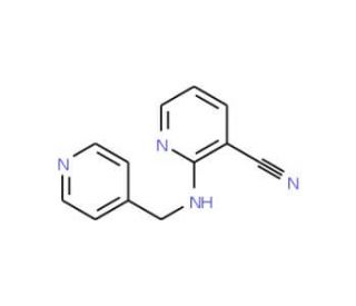 2-[(Pyridin-4-ylmethyl)amino]nicotinonitrile - chemical structure image