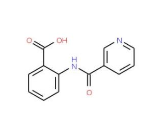 2-[(Pyridine-3-carbonyl)-amino]-benzoic acid (CAS 6188-02-9) - chemical structure image