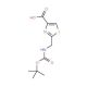 2-[[(tert-butoxycarbonyl)amino]methyl]thiazole-4-carboxylic acid (CAS 71904-80-8) - chemical structure image