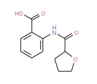 2-[(Tetrahydro-furan-2-carbonyl)-amino]-benzoic acid - chemical structure image