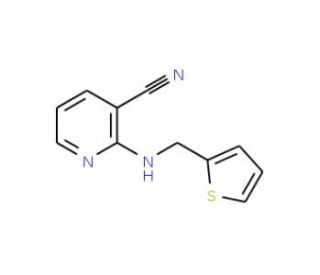 2-[(Thien-2-ylmethyl)amino]nicotinonitrile - chemical structure image