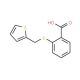 2-[(thien-2-ylmethyl)thio]benzoic acid (CAS 3759-75-9) - chemical structure image