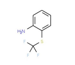 2-[(Trifluoromethyl)sulfanyl]aniline (CAS 347-55-7) - chemical structure image