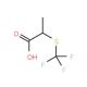 2-[(trifluoromethyl)thio]propanoic acid - chemical structure image