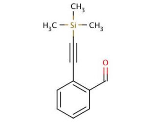 2-[(Trimethylsilyl)ethynyl]benzaldehyde (CAS 77123-58-1) - chemical structure image