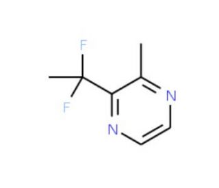 2-(1,1-Difluoroethyl)-3-methylpyrazine - chemical structure image