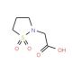 2-(1,1-dioxo-1λ{6},2-thiazolidin-2-yl)acetic acid - chemical structure image