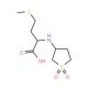 2-(1,1-Dioxo-tetrahydro-1lambda*6*-thiophen-3-yl-amino)-4-methylsulfanylbutyric acid - chemical structure image