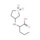 2-(1,1-Dioxo-tetrahydro-1lambda*6*-thiophen-3-ylamino)-pentanoic acid - chemical structure image