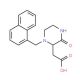 2-[1-(1-Naphthylmethyl)-3-oxo-2-piperazinyl]-acetic acid - chemical structure image