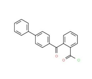 2-(1,1&prime;-biphenyl-4-ylcarbonyl)benzoyl chloride - chemical structure image