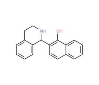 2-(1,2,3,4-Tetrahydroisoquinolin-1-yl)-1-naphthol (CAS 897035-09-5) - chemical structure image
