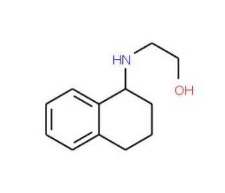 2-(1,2,3,4-Tetrahydronaphthalen-1-ylamino)-ethanol - chemical structure image
