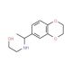 2-[1-(2,3-Dihydro-benzo[1,4]dioxin-6-yl)-ethylamino]-ethanol - chemical structure image