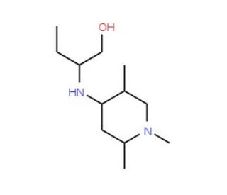 2-(1,2,5-Trimethyl-piperidin-4-ylamino)-butan-1-ol - chemical structure image