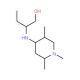 2-(1,2,5-Trimethyl-piperidin-4-ylamino)-butan-1-ol - chemical structure image