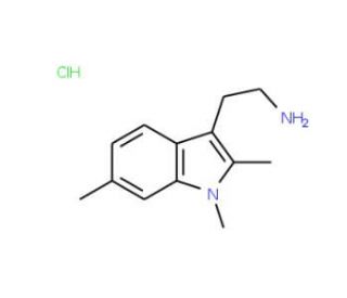 2-(1,2,6-Trimethyl-1H-indol-3-yl)-ethylamine hydrochloride - chemical structure image