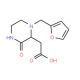 2-[1-(2-Furylmethyl)-3-oxo-2-piperazinyl]-acetic acid - chemical structure image