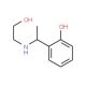 2-[1-(2-Hydroxy-ethylamino)-ethyl]-phenol - chemical structure image