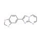 2-(1,3-Benzodioxol-5-yl)imidazo[1,2-a]pyrimidine (CAS 866138-02-5) - chemical structure image