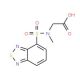 [(2,1,3-Benzothiadiazol-4-ylsulfonyl)(methyl)-amino]acetic acid - chemical structure image