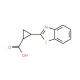 2-(1,3-Benzothiazol-2-yl)cyclopropane-carboxylic acid - chemical structure image
