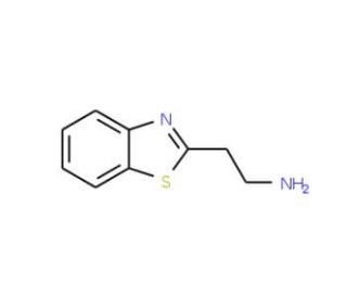 2-(1,3-benzothiazol-2-yl)ethanamine (CAS 82928-10-7) - chemical structure image
