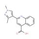 2-(1,3-Dimethyl-1H-pyrazol-4-yl)-quinoline-4-carboxylic acid - chemical structure image