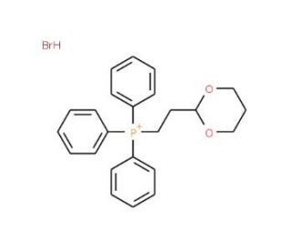 2-(1,3-Dioxan-2-yl)ethyltriphenylphosphonium bromide (CAS 69891-92-5) - chemical structure image