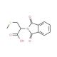2-(1,3-dioxo-1,3-dihydro-2H-isoindol-2-yl)-3-(methylthio)propanoic acid (CAS 55582-20-2) - chemical structure image